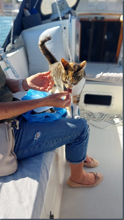 Lily on boat Lakki 001